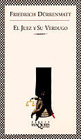 El juez y su verdugo, de Dürrenmatt | portada del libro