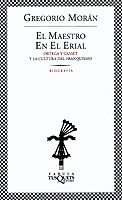 El maestro en el erial, de Morán | portada del libro