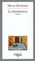 La ignorancia, de Kundera | portada del libro