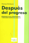 Después del progreso, de Birnbaum | portada del libro