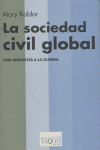 La sociedad civil global, de Kaldor | portada del libro