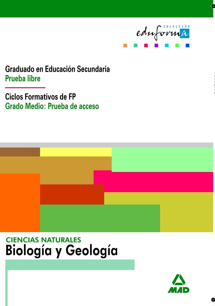 Ciencias naturales: biología y geología. Graduado en educación secundaria (prueba libre). Ciclos for, de Centro De Estudios V