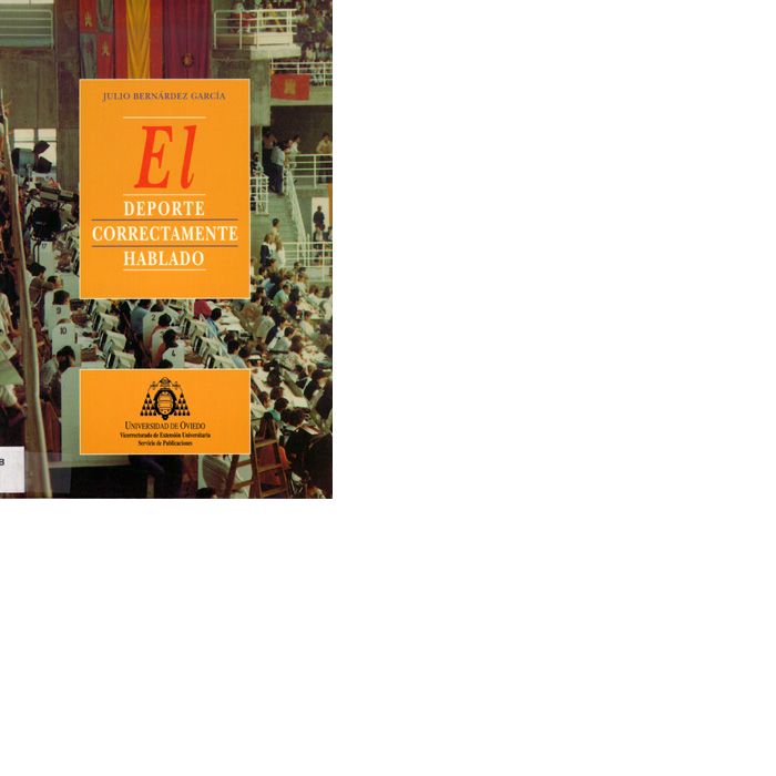 El deporte correctamente hablado, de Bernárdez García | portada del libro