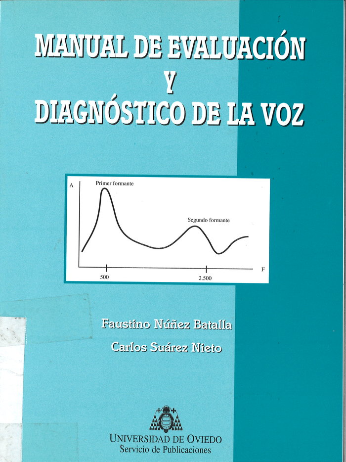Manual de evaluación y diagnóstico de la voz, de Núñez Batalla | portada del libro
