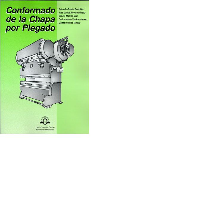 Conformado de la chapa por plegado, de Cuesta González | portada del libro