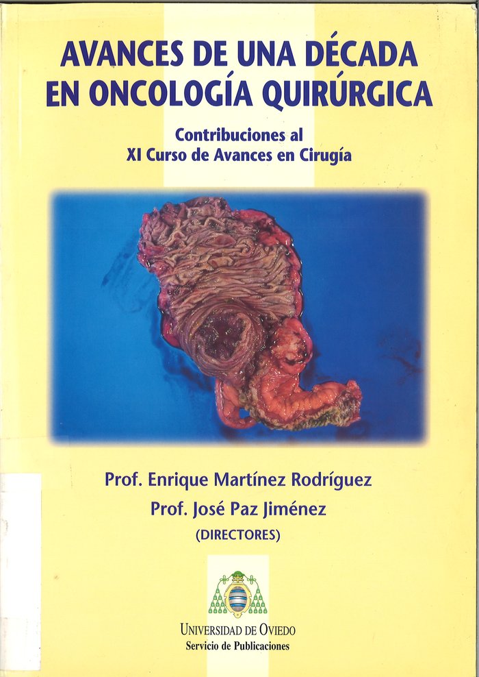Avances de una década en oncología quirúrgica, de Martínez Rodríguez | portada del libro