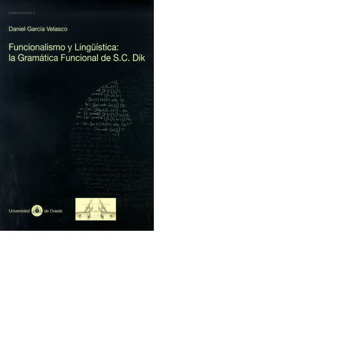 Funcionalismo y Lingüística: la Gramática Funcional de S.C. Dik, de García Velasco | portada del libro