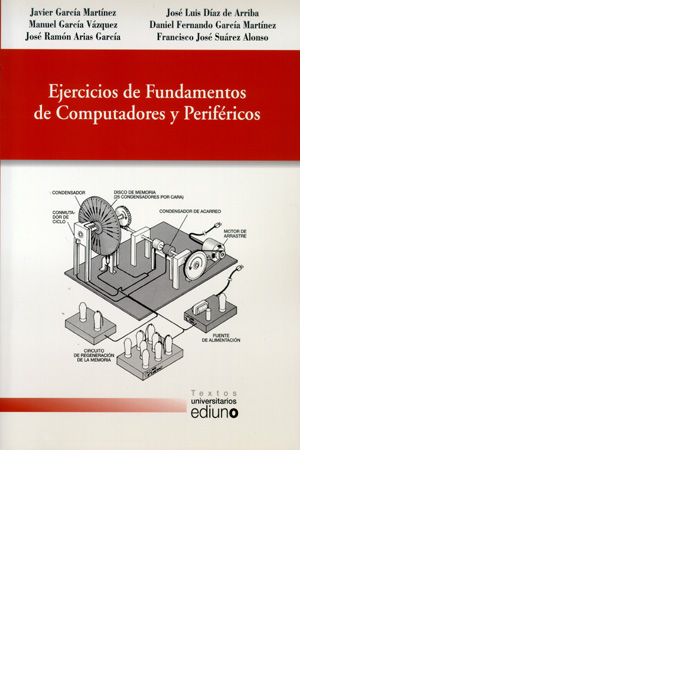 Ejercicios de fundamentos de computadores y periféricos, de García Martínez | portada del libro