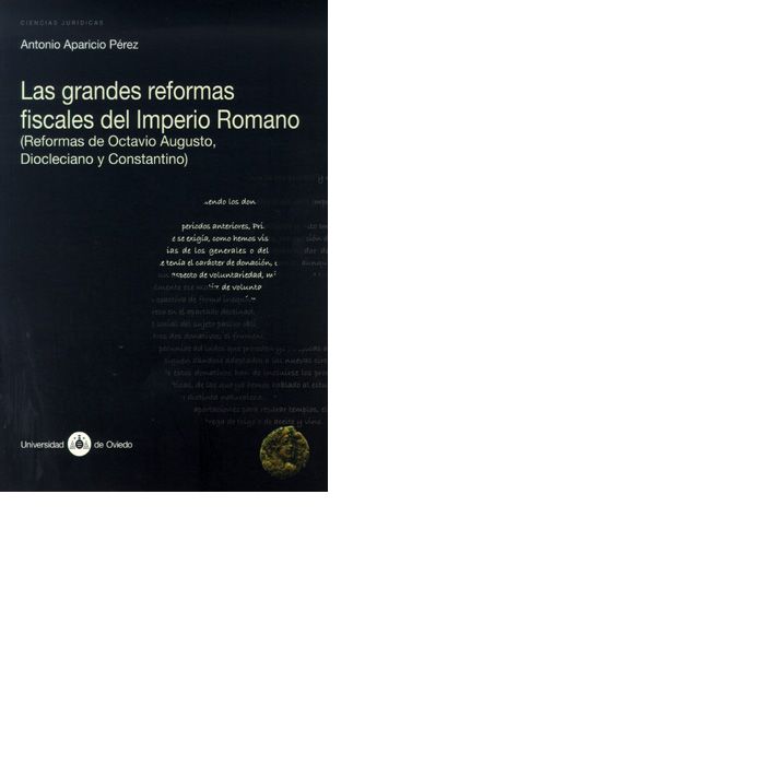 Las grandes reformas fiscales del imperio romano, de Aparicio Pérez | portada del libro