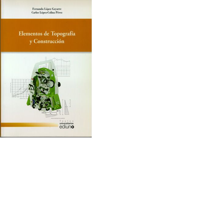 Elementos de Topografía y Construcción, de López Gayarre | portada del libro