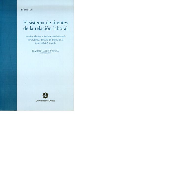 El sistema de fuentes de la relación laboral, de GARCIA MURCIA | portada del libro