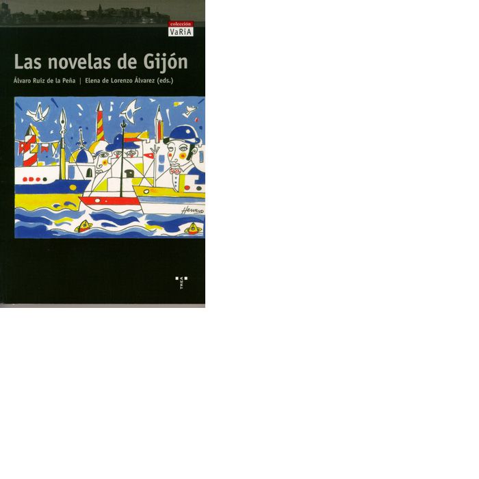 Las novelas de Gijón, de Ruiz de la Peña | portada del libro