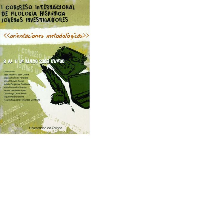 I Congreso internacional de Filología Hispánica: jóvenes investigadores., de Varios autores | portada del libro