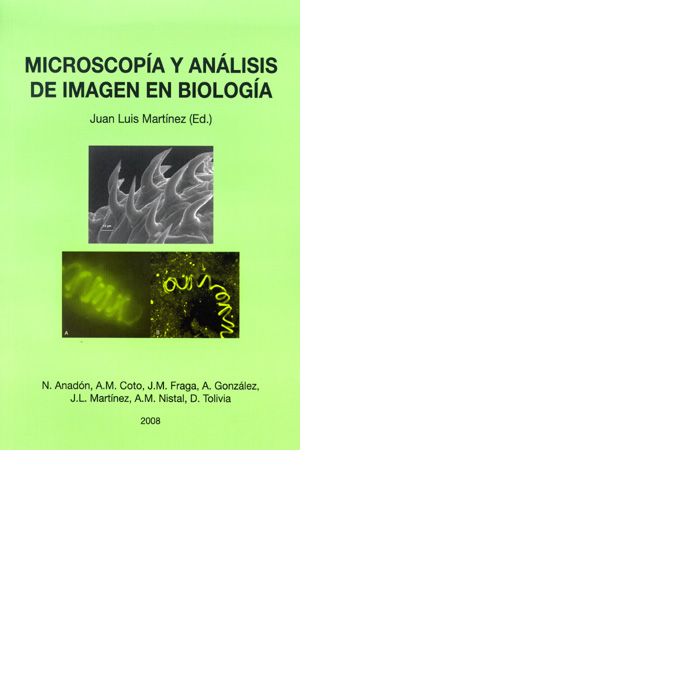 Microscopía y análisis de imagen en biología, de Martínez Álvarez, Juan Luis | portada del libro