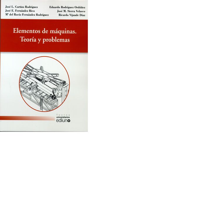 Elementos de máquinas. Teoría y problemas, de Cortizo Rodríguez | portada del libro