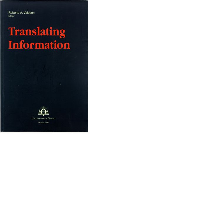 Translating Information, de Valdeón | portada del libro