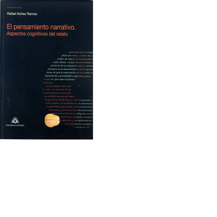 El pensamiento narrativo. Aspectos cognitivos del relato., de Núñez Ramos | portada del libro
