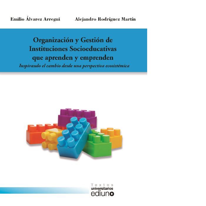 Organización y Gestión de Instituciones Socioeducativas que aprenden y emprenden, de Álvarez Arregui | portada del libro