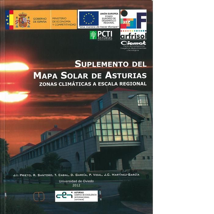 Suplemento del mapa solar de Asturias, de Varios autores | portada del libro