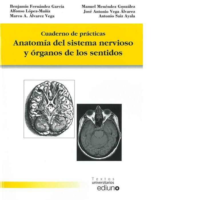 Anatomía del sistema nervioso y órganos de los sentidos, de Fernández García | portada del libro