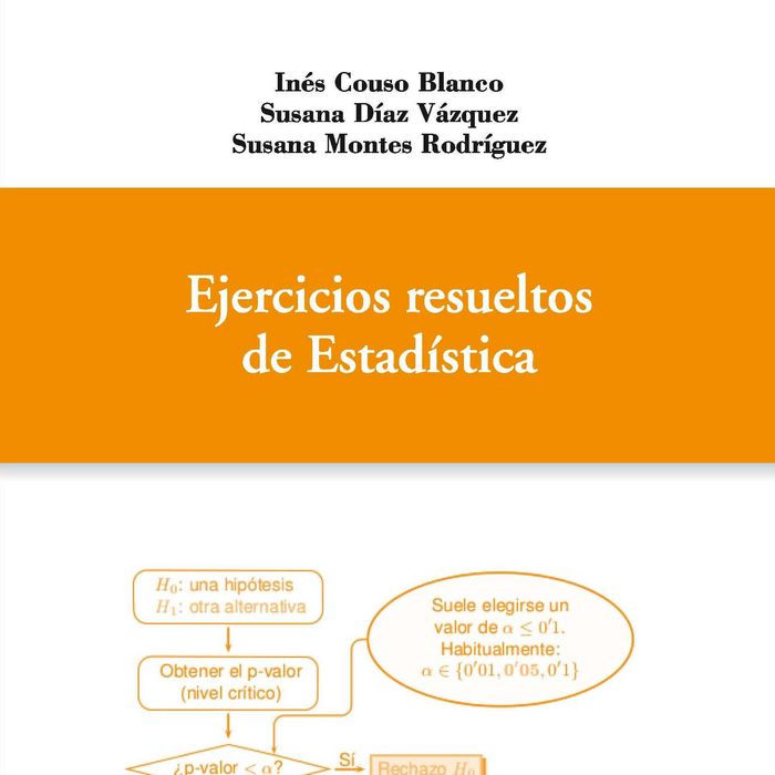 Ejercicios resueltos de Estadística, de Couso Blanco | portada del libro