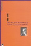 MAS CERCA DEL PERVERSO FIN Y OTROS DIALO, de HANS JONAS | portada del libro