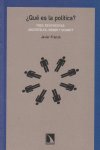¿Qué es la pol¡tica? | portada del libro