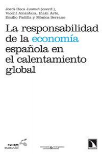 La responsabilidad de la economía española en el calentamiento global | portada del libro