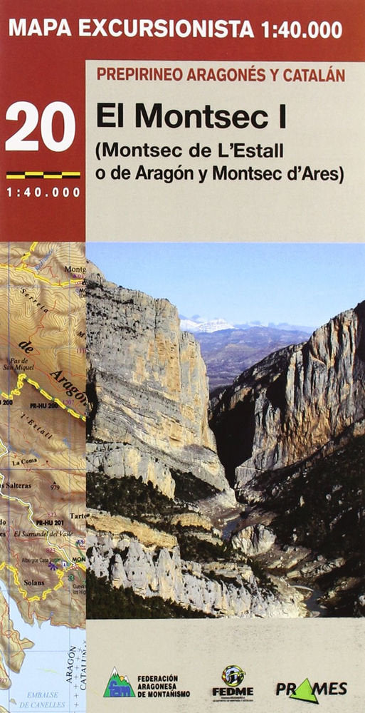 MAPA EXCURSIONISTA EL MONTSEC I, de VVAA | portada del libro