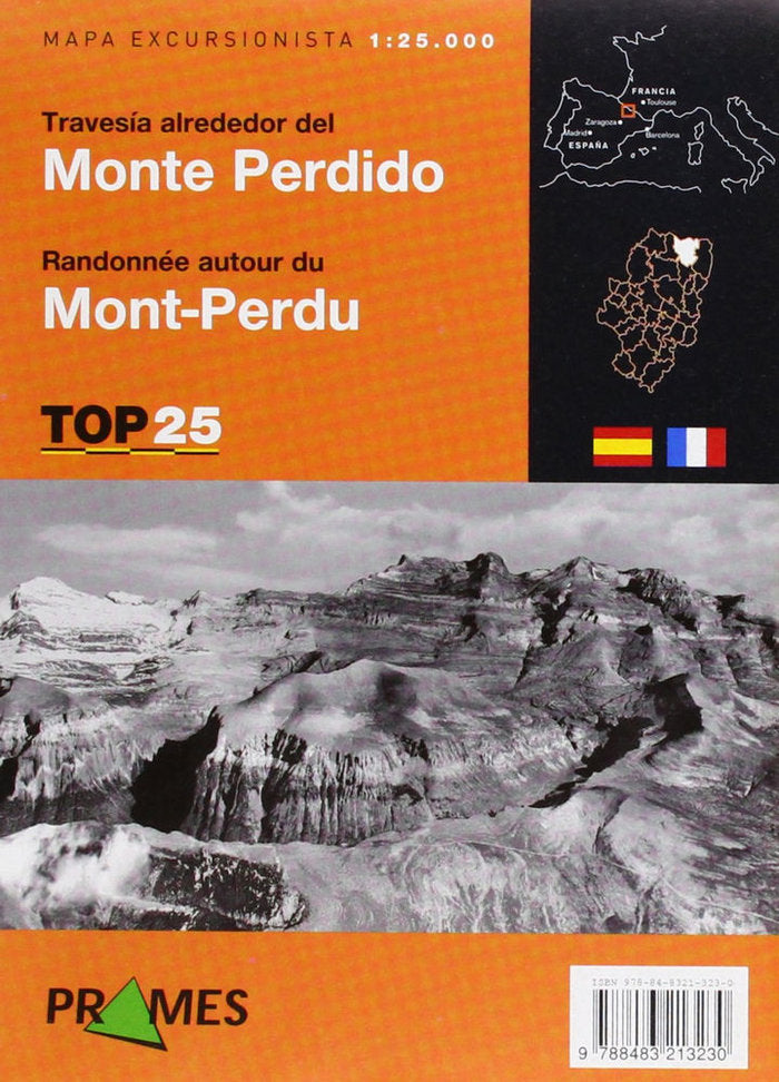 TRAVESIA ALREDEDOR DEL MONTE PERDIDO = RANDONNEE AUTOUR DU MONT-PERDU, de Varios autores | portada del libro