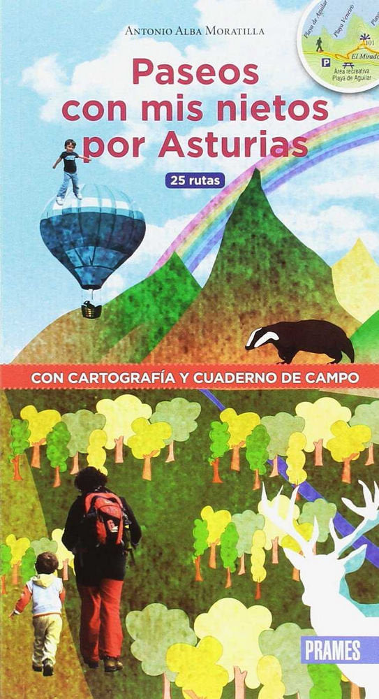 PASEOS CON MIS NIETOS POR ASTURIAS, de ALBA MORATILLA | portada del libro