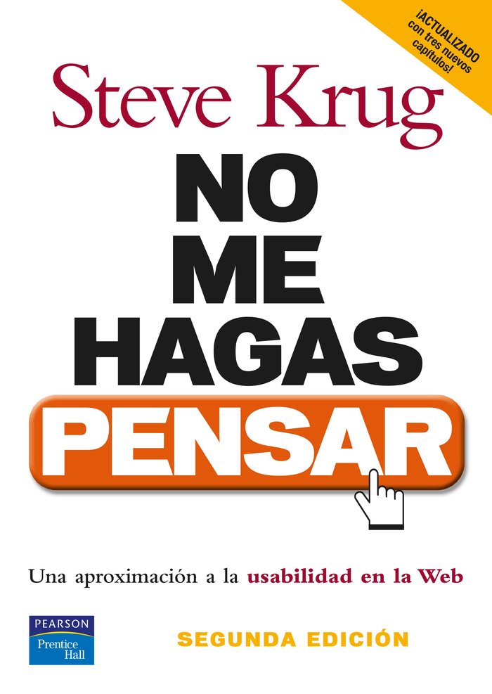 NO ME HAGAS PENSAR, de Krug, Steve | portada del libro