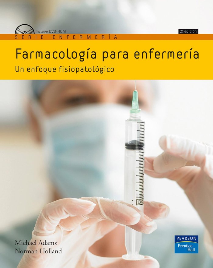 Farmacología para enfermería, de Adams, Michael | portada del libro