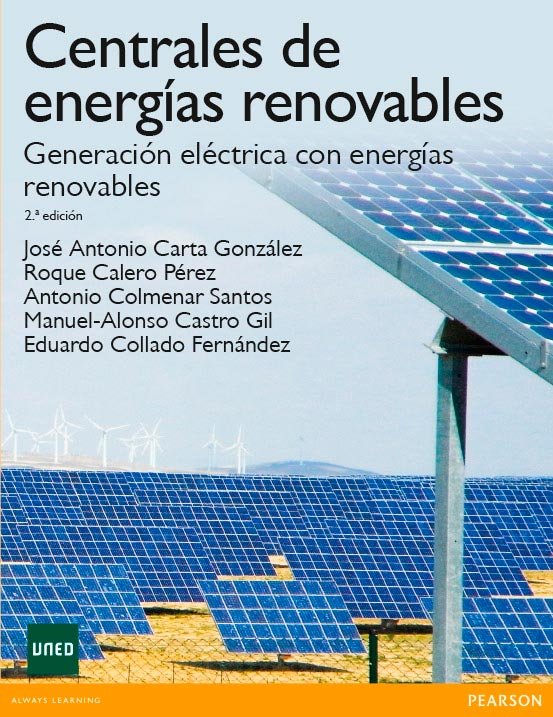 CENTRALES DE ENERGÍAS RENOVABLES, de Calero Perez, Roque | portada del libro