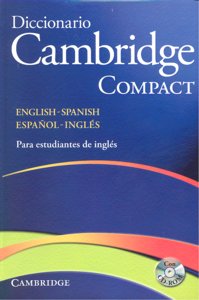 Diccionario Bilingue Cambridge Spanish-English Paperback with CD-ROM Compact Edition | portada del libro