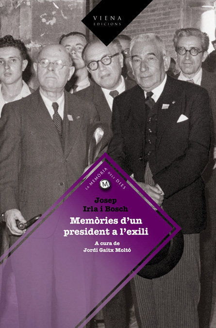 Memòries d'un president a l'exili, de Irla i Bosch, Josep | portada del libro