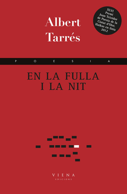 En la fulla i la nit, de Tarrés Canimas | portada del libro