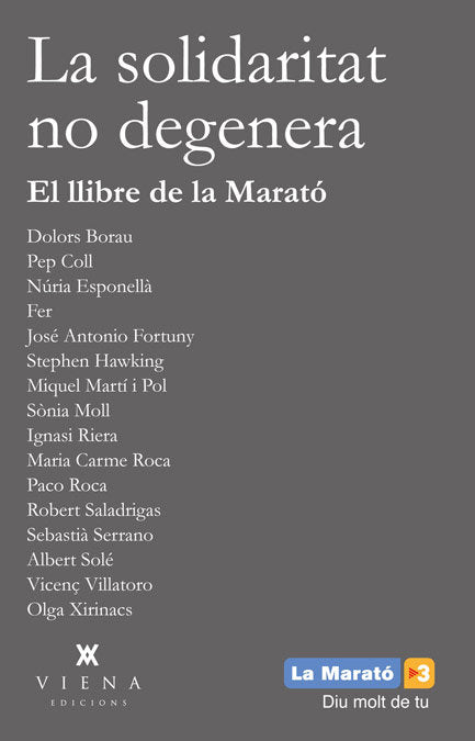 La solidaritat no degenera, de Saladrigas i Riera, Robert | portada del libro