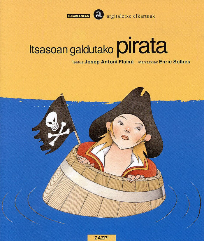 Itsasoan galdutako pirata, de Fluixá | portada del libro