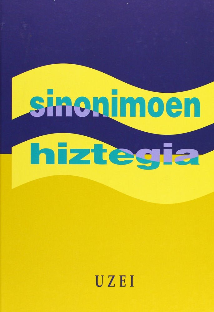 Sinonimoen hiztegia, de UZEI | portada del libro