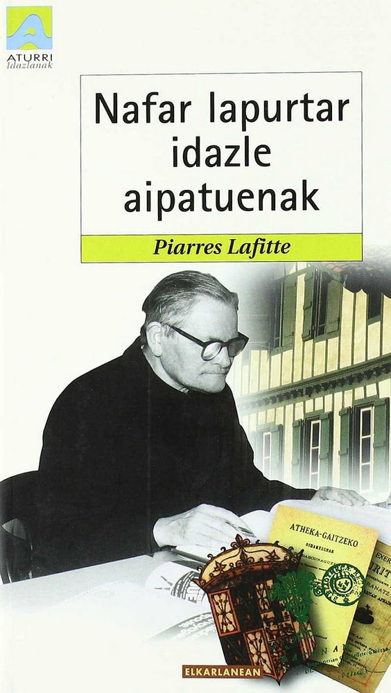 Nafar lapurtar idazle aipatuenak, de Lafitte | portada del libro