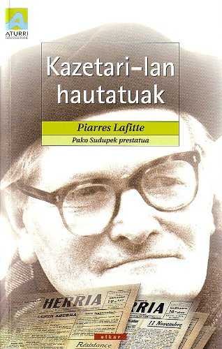 Kazetari-lan hautatuak, de Lafitte | portada del libro