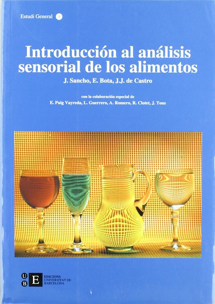 Introducción al análisis sensorial de los alimentos, de Castro Martín | portada del libro