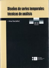 Diseños de series temporales, de Arnau i Gras | portada del libro