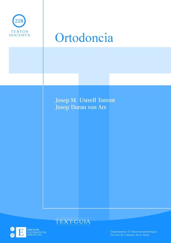 Ortodoncia, de Ustrell Torrent | portada del libro