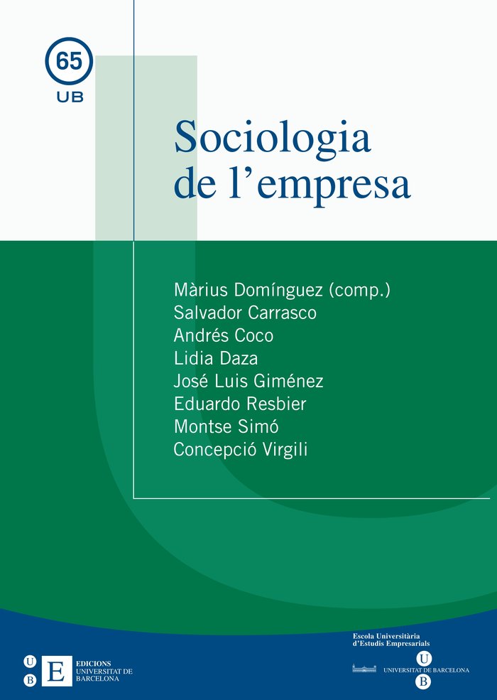 Sociologia de l'empresa, de Carrasco Calvo | portada del libro
