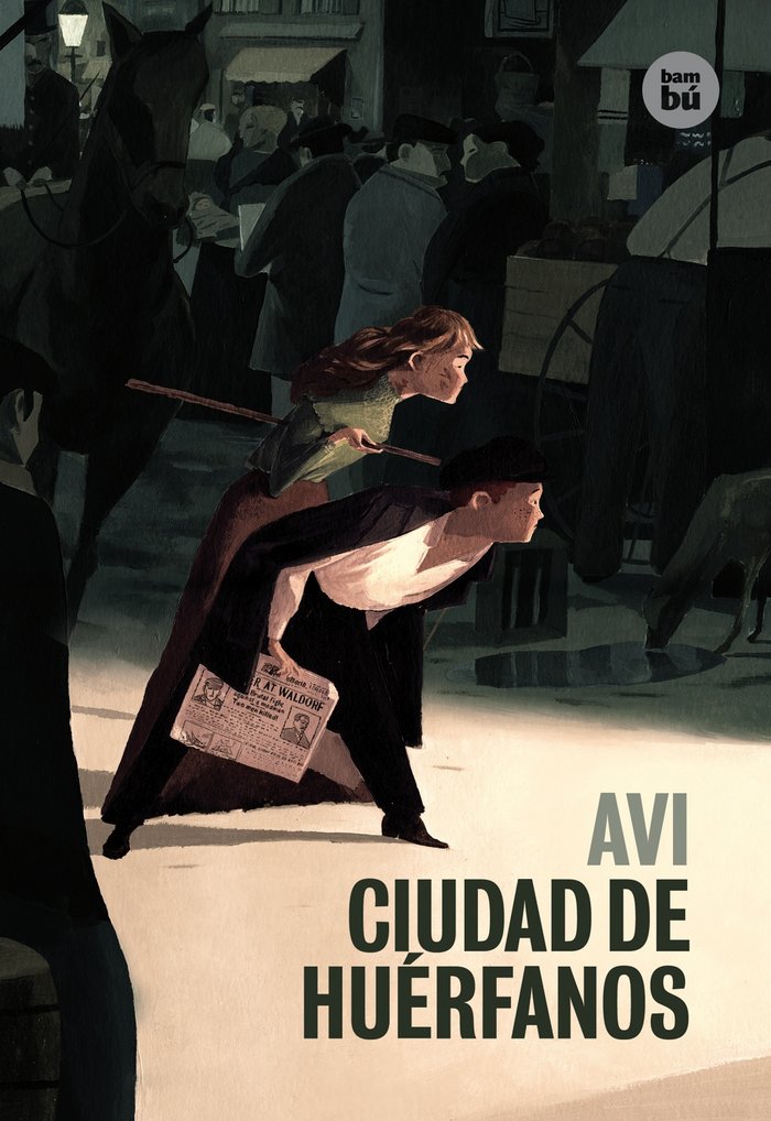 Ciudad de huérfanos, de Avi | portada del libro