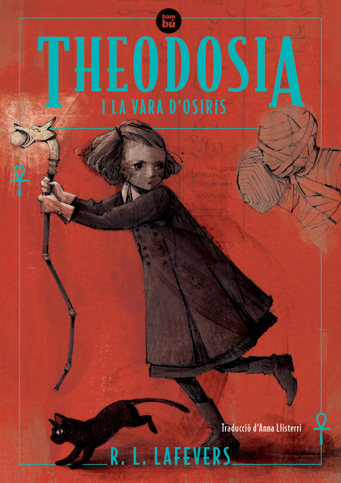 Theodosia i la vara d'Osiris | portada del libro