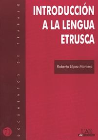 Manual de lengua etrusca, de López Montero | portada del libro
