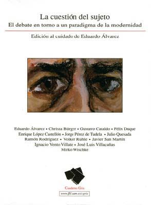 La cuestión del sujeto. Cuaderno gris nº 8, de Varios autores | portada del libro
